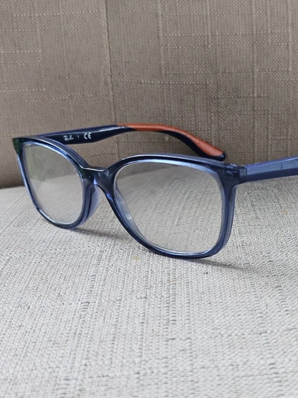 Ray-Ban Youth Glasses Frame Eyewear RB1586 3775 Eyeglasses Navy Blue/Orange